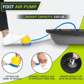 Balance Trainer Stability Exercise Half Ball with Resistance Bands and Pump for Yoga Aerobics Home Gym Workout