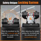 160Lb(80Lbs*2) Adjustable Dumbbells Set,16 in 1 Quick-Select 5-80Lbs Weight Adjustable Dumbbells for Full Body Home Workout